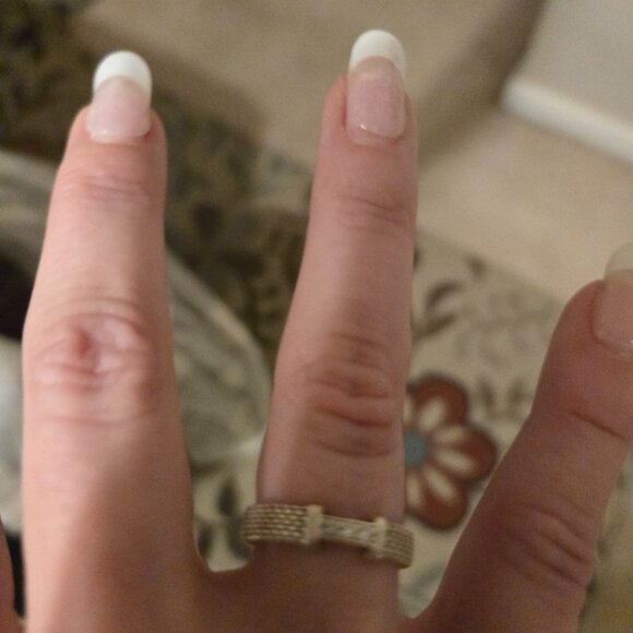 Tiffany Somerset Ring with Diamonds Size 6 - Picture 3 of 3